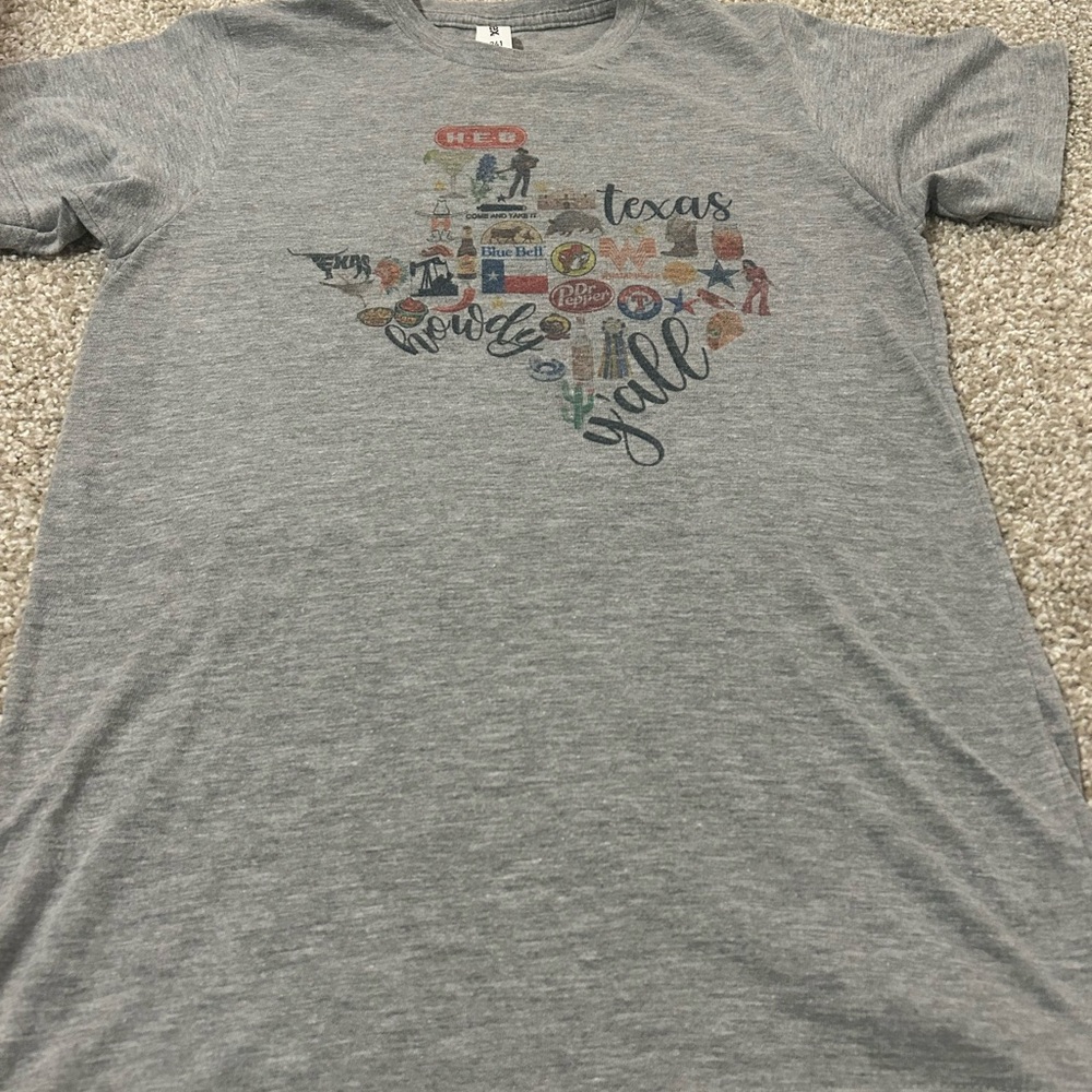 Texas tshirt size adult small